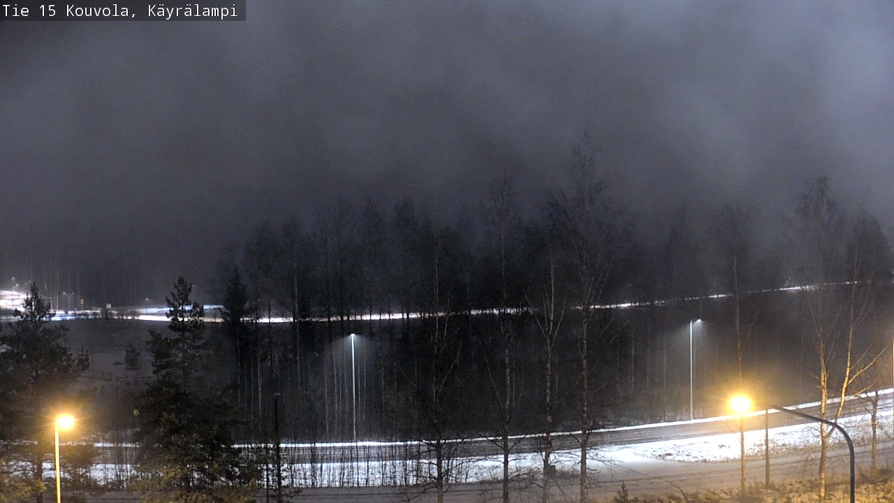 Weather Camera Image Väg 15 Kouvola, Käyrälampi, Kouvola, Kymenlaakso