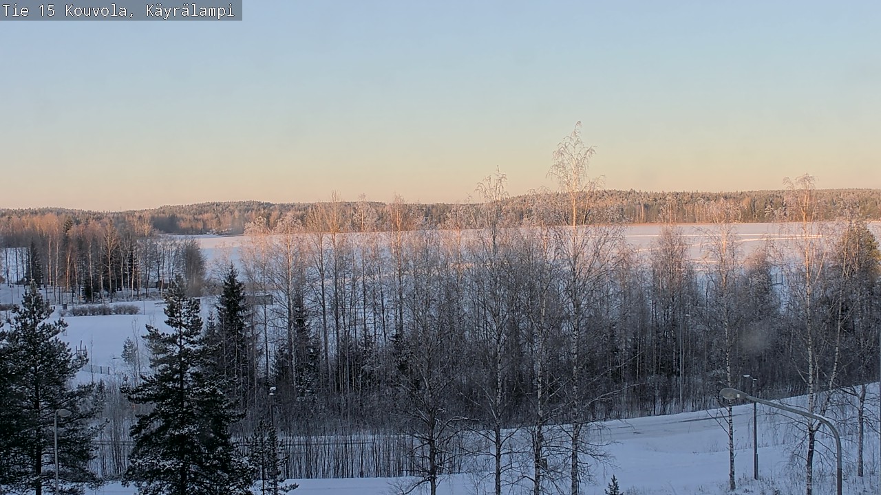 Weather Camera Image Väg 15 Kouvola, Käyrälampi, Kouvola, Kymenlaakso
