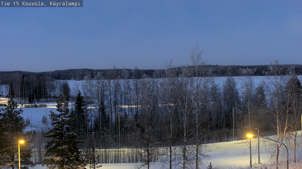 Weather Camera Image Väg 15 Kouvola, Käyrälampi, Kouvola, Kymenlaakso