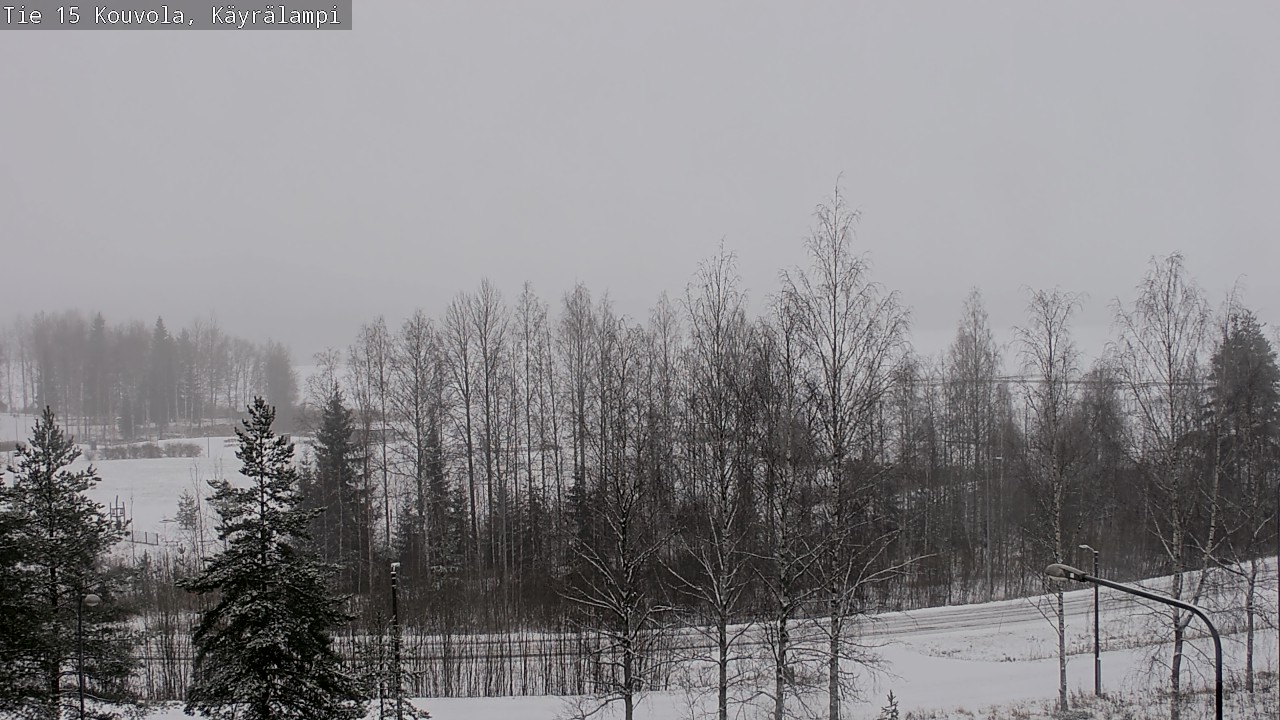 Weather Camera Image Väg 15 Kouvola, Käyrälampi, Kouvola, Kymenlaakso