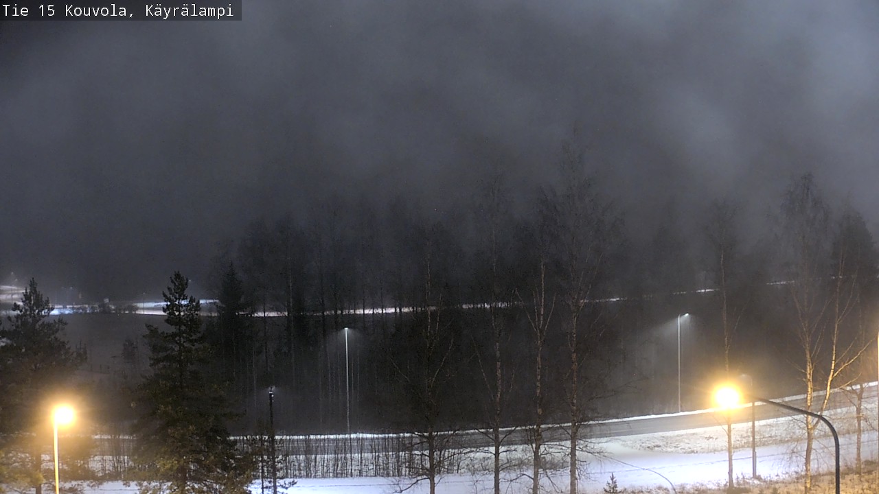 Weather Camera Image Väg 15 Kouvola, Käyrälampi, Kouvola, Kymenlaakso