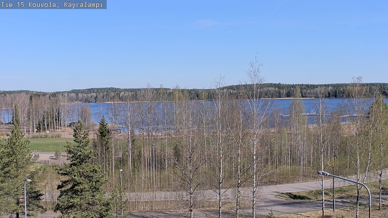 Weather Camera Image Road 15 Kouvola, Käyrälampi, Kouvola, Kymenlaakso