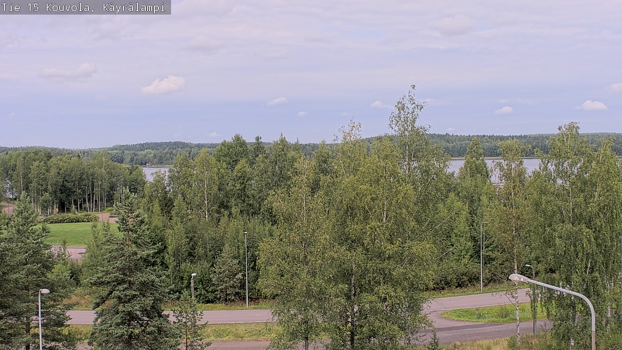 Weather Camera Image Road 15 Kouvola, Käyrälampi, Kouvola, Kymenlaakso