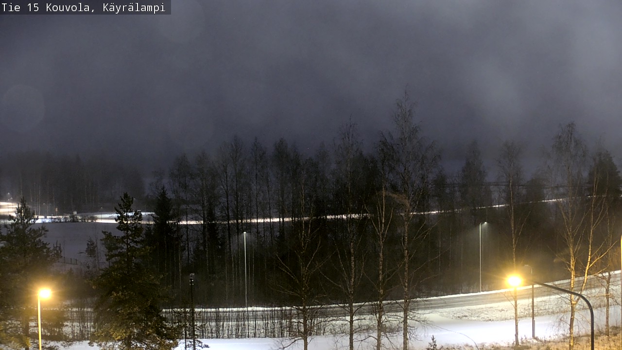 Weather Camera Image Väg 15 Kouvola, Käyrälampi, Kouvola, Kymenlaakso