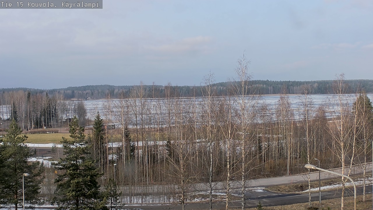 Weather Camera Image Road 15 Kouvola, Käyrälampi, Kouvola, Kymenlaakso