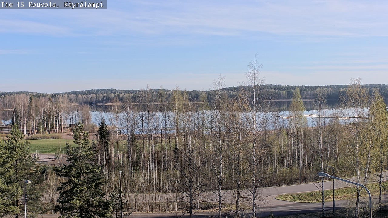 Weather Camera Image Road 15 Kouvola, Käyrälampi, Kouvola, Kymenlaakso