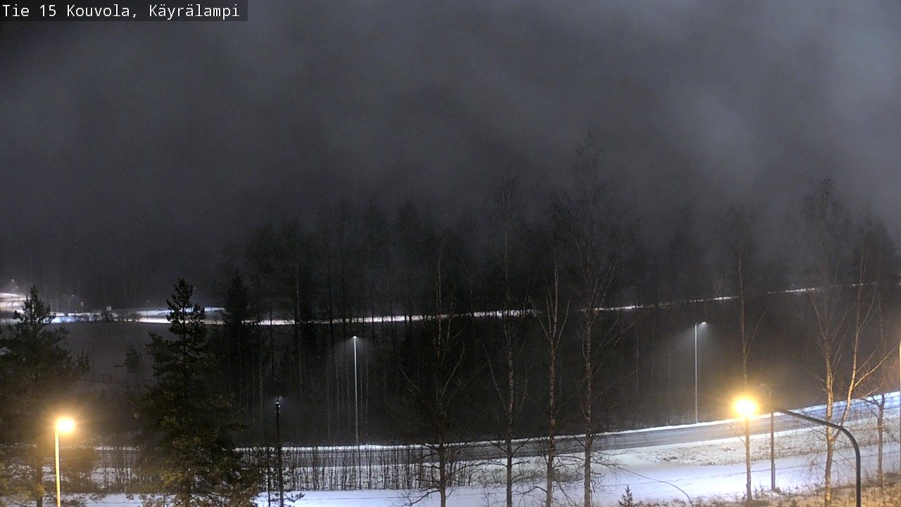 Weather Camera Image Väg 15 Kouvola, Käyrälampi, Kouvola, Kymenlaakso