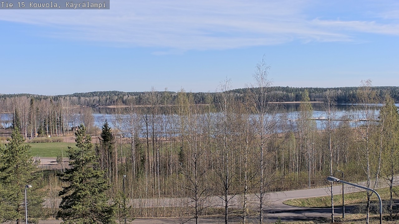 Weather Camera Image Road 15 Kouvola, Käyrälampi, Kouvola, Kymenlaakso
