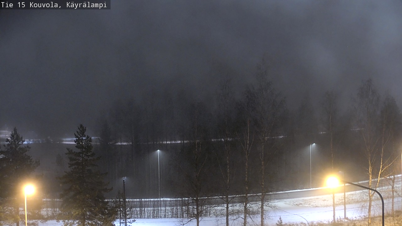 Weather Camera Image Väg 15 Kouvola, Käyrälampi, Kouvola, Kymenlaakso