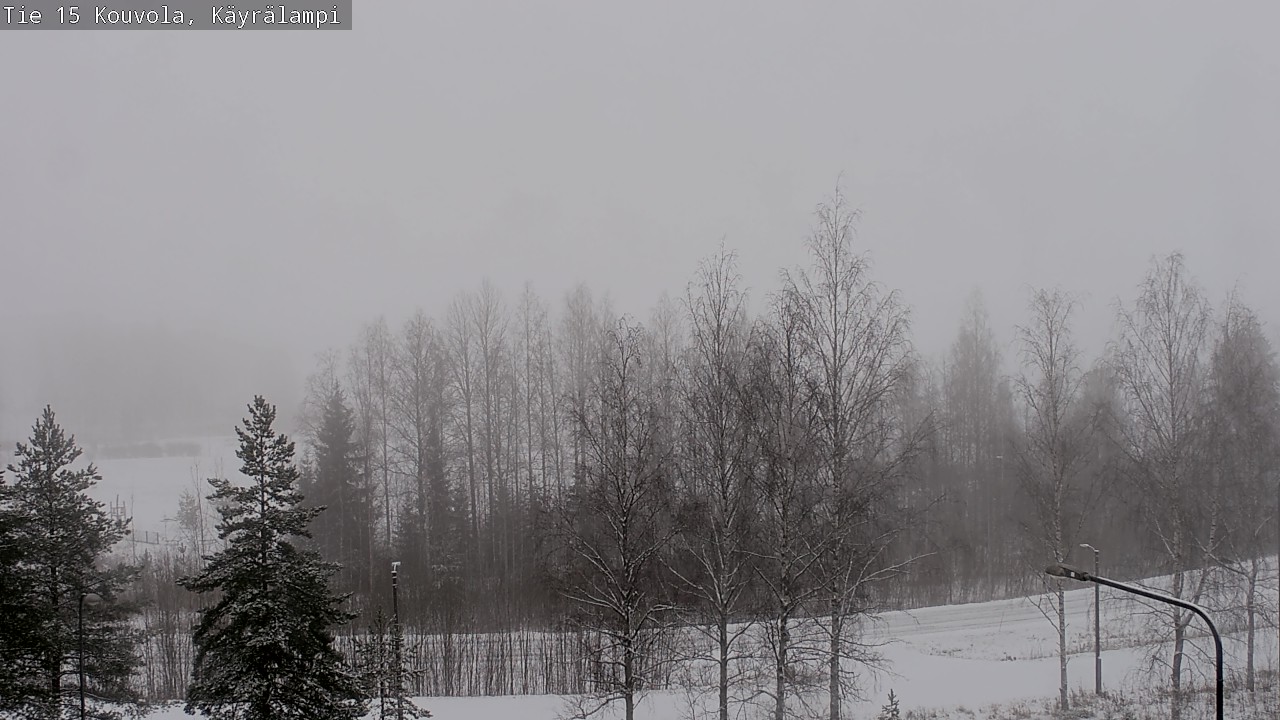 Weather Camera Image Väg 15 Kouvola, Käyrälampi, Kouvola, Kymenlaakso