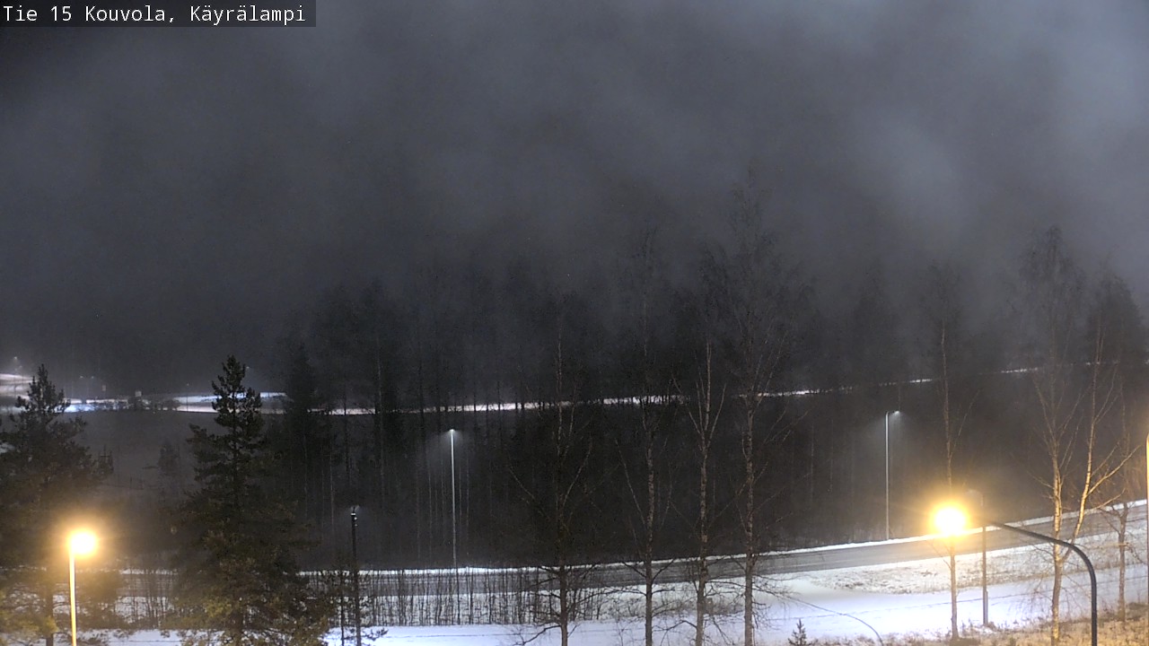 Weather Camera Image Väg 15 Kouvola, Käyrälampi, Kouvola, Kymenlaakso