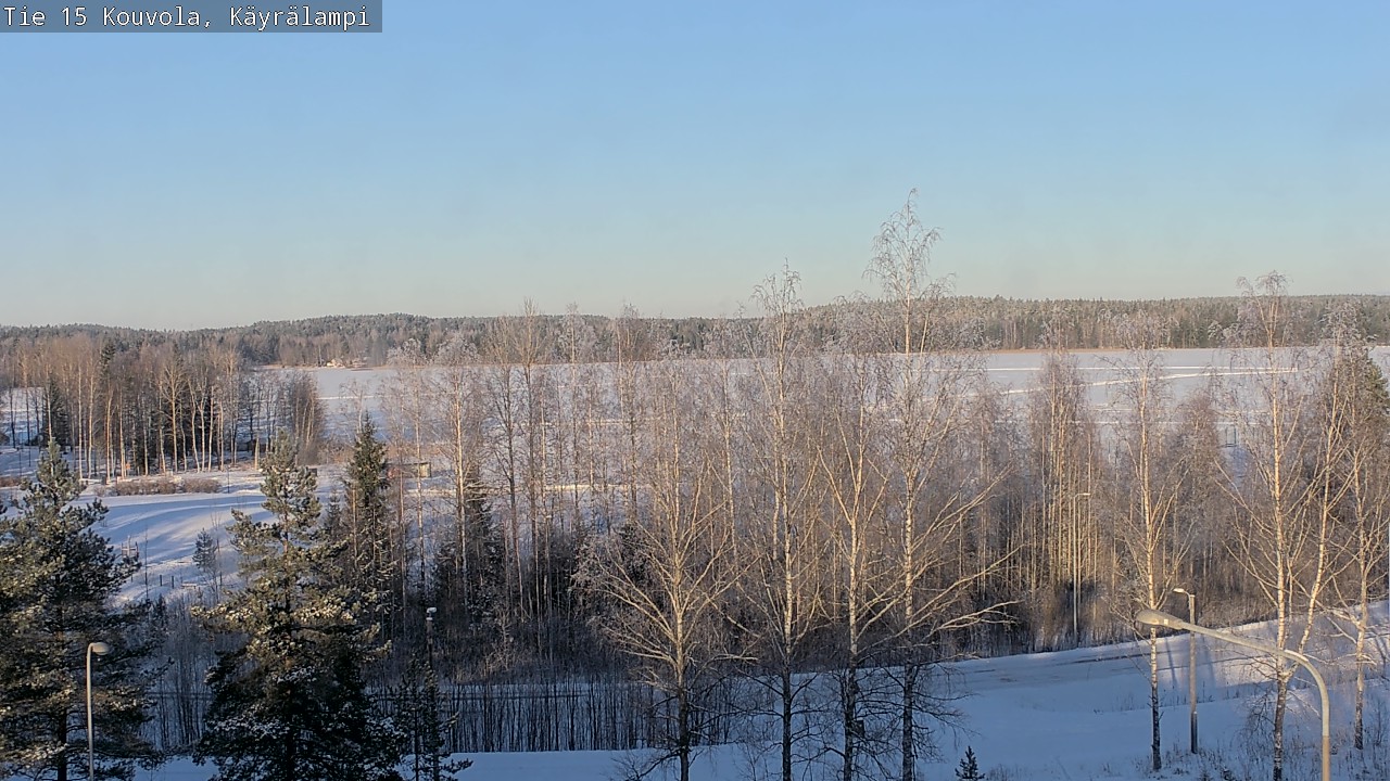Weather Camera Image Väg 15 Kouvola, Käyrälampi, Kouvola, Kymenlaakso