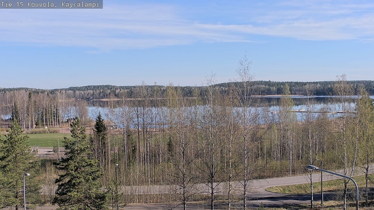 Weather Camera Image Road 15 Kouvola, Käyrälampi, Kouvola, Kymenlaakso