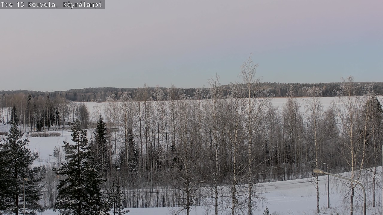 Weather Camera Image Väg 15 Kouvola, Käyrälampi, Kouvola, Kymenlaakso