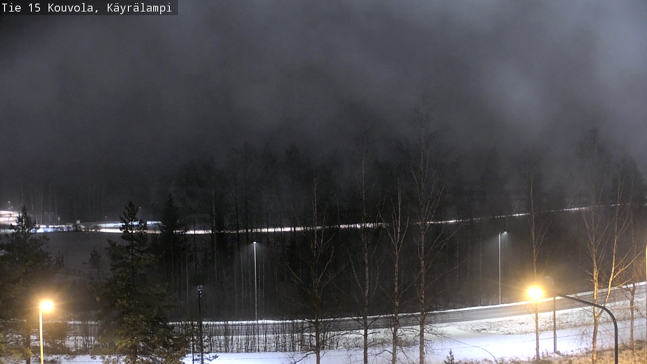 Weather Camera Image Väg 15 Kouvola, Käyrälampi, Kouvola, Kymenlaakso