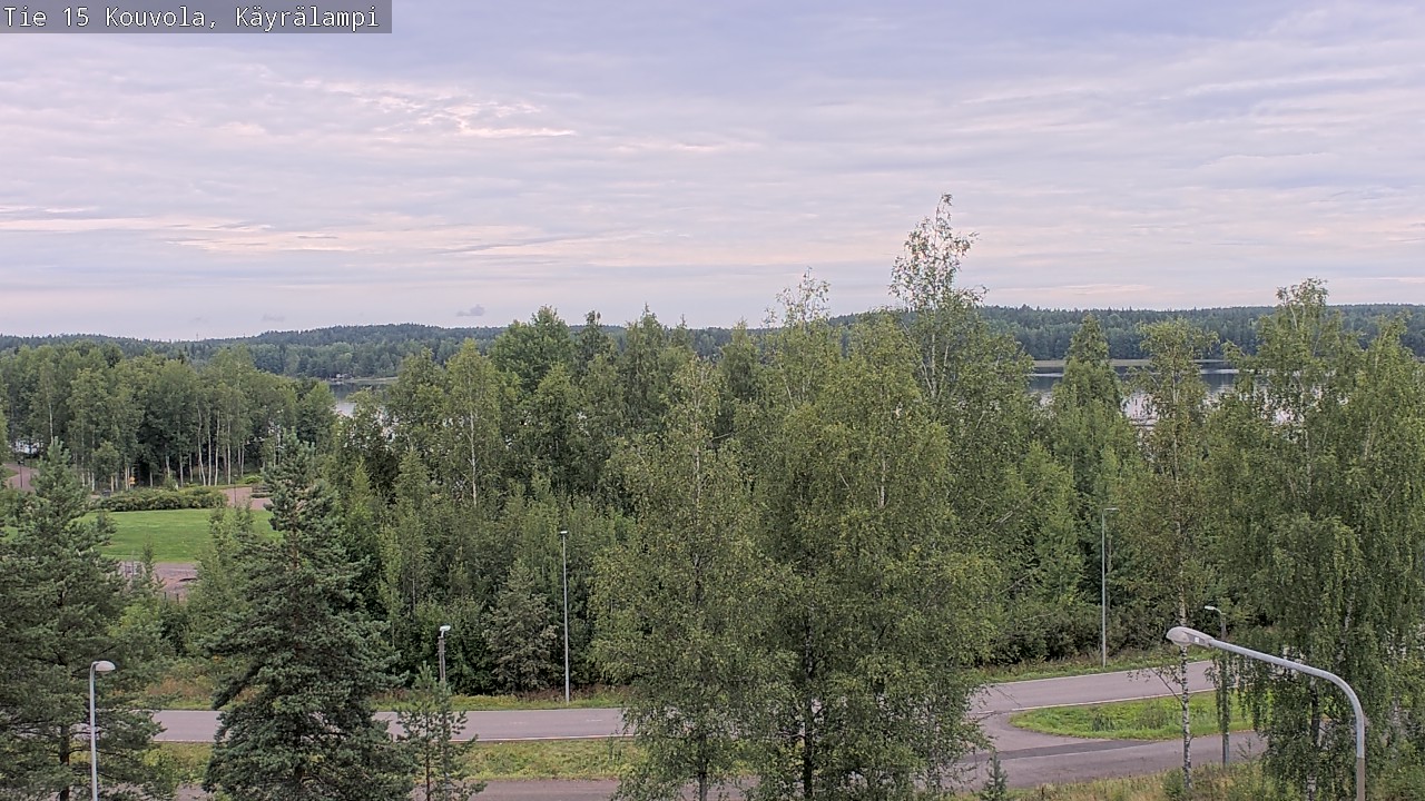Weather Camera Image Road 15 Kouvola, Käyrälampi, Kouvola, Kymenlaakso