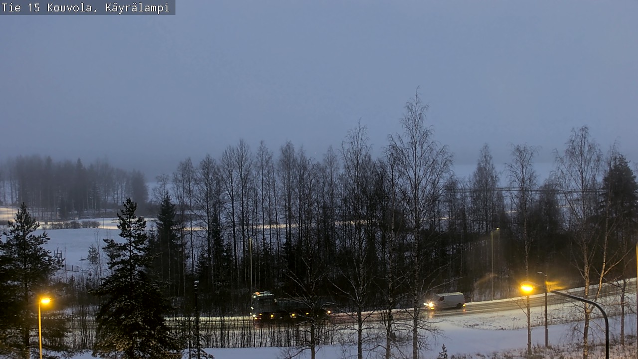 Weather Camera Image Väg 15 Kouvola, Käyrälampi, Kouvola, Kymenlaakso