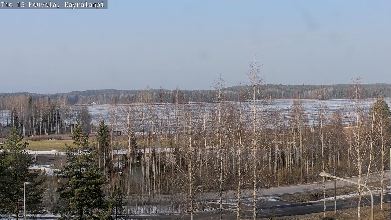 Weather Camera Image Road 15 Kouvola, Käyrälampi, Kouvola, Kymenlaakso