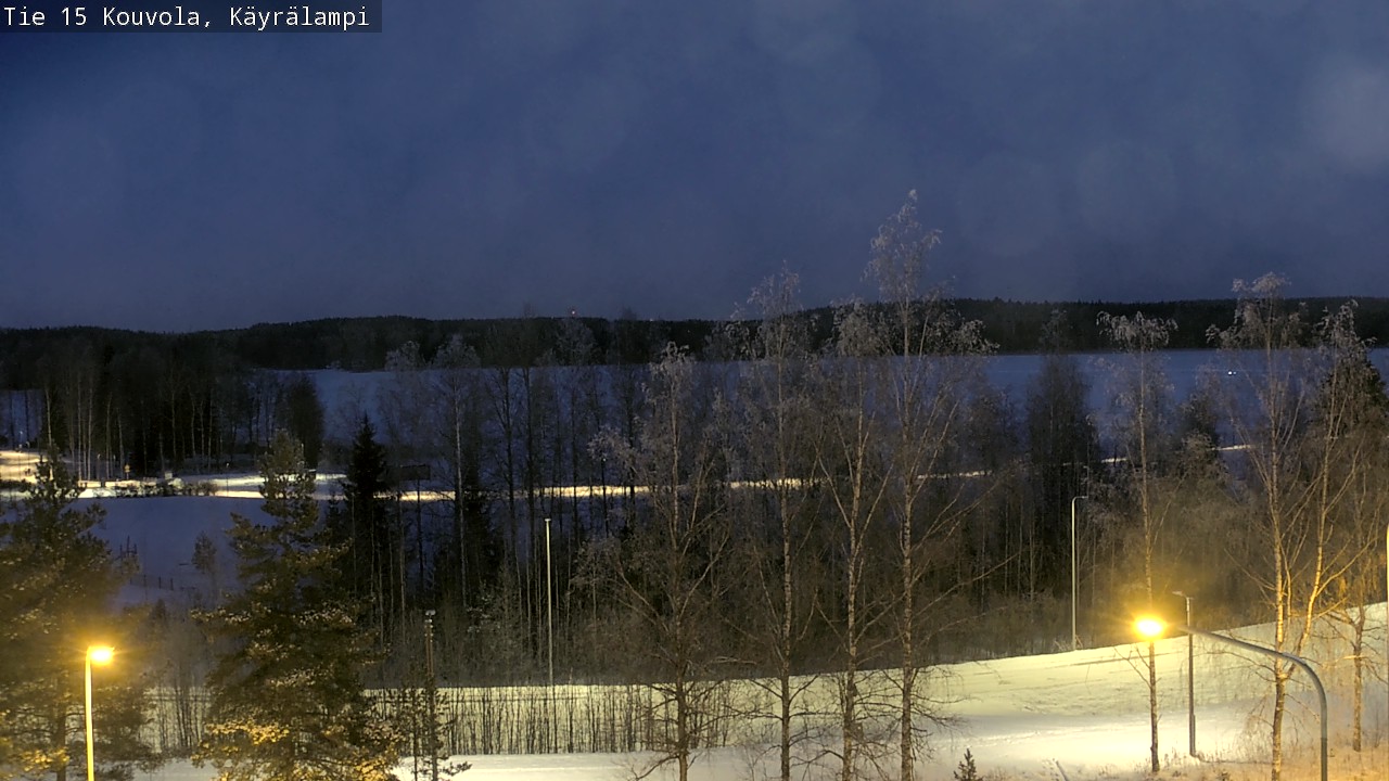 Weather Camera Image Väg 15 Kouvola, Käyrälampi, Kouvola, Kymenlaakso