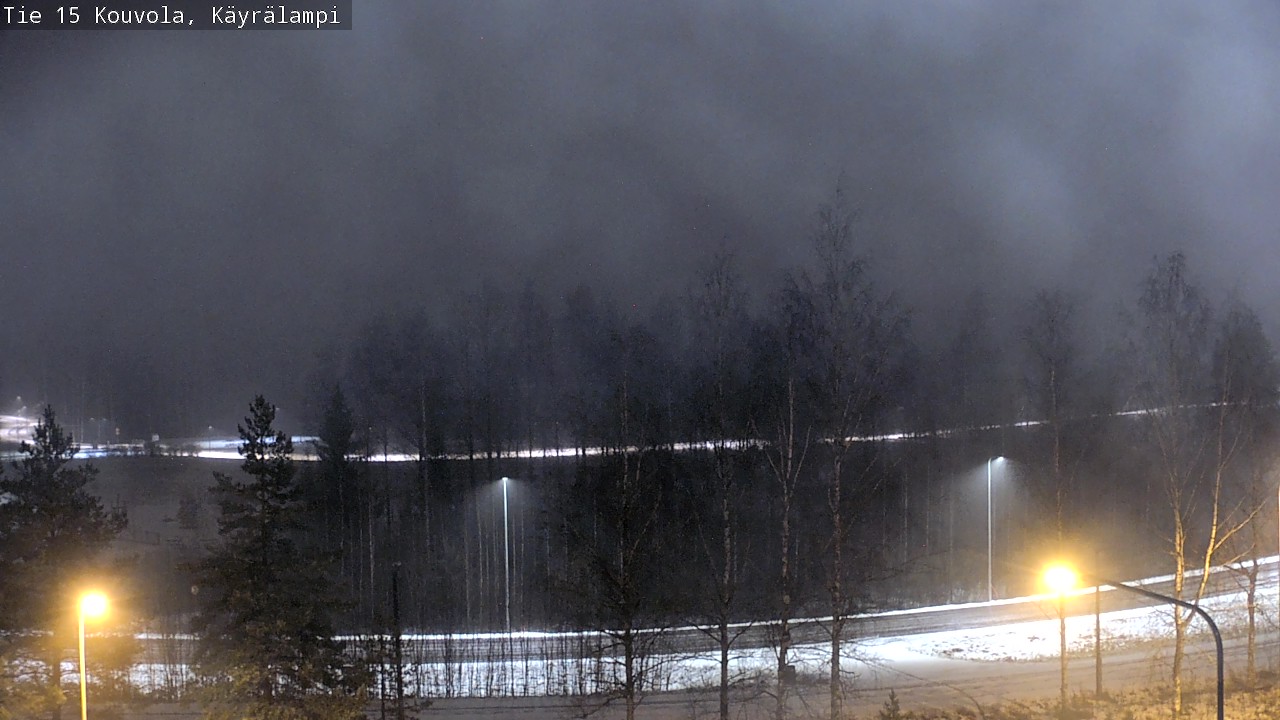 Weather Camera Image Väg 15 Kouvola, Käyrälampi, Kouvola, Kymenlaakso