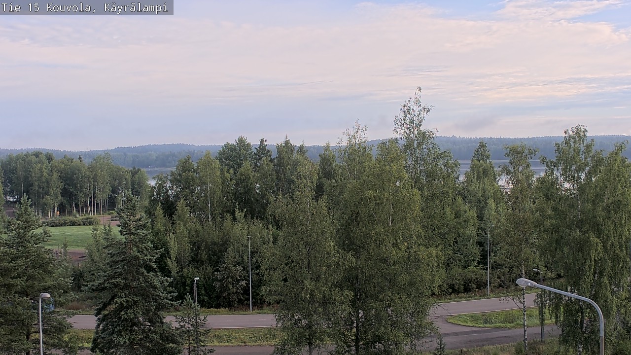 Weather Camera Image Road 15 Kouvola, Käyrälampi, Kouvola, Kymenlaakso