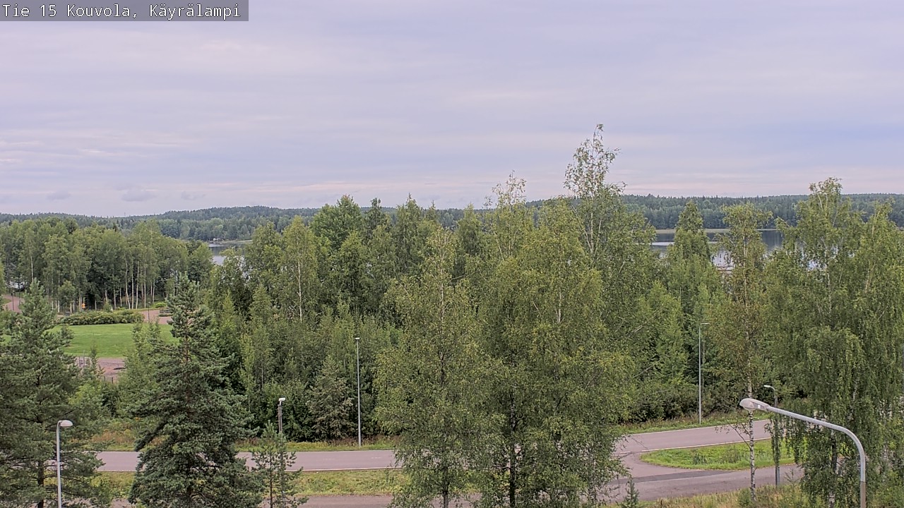 Weather Camera Image Road 15 Kouvola, Käyrälampi, Kouvola, Kymenlaakso