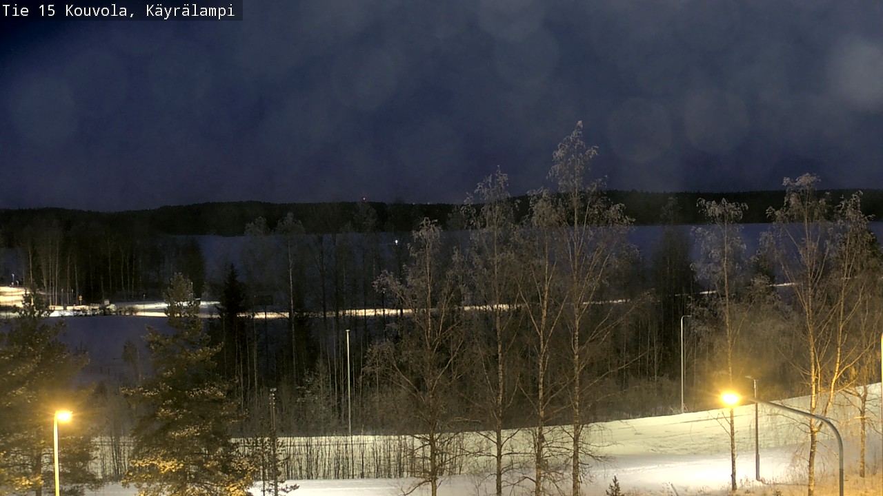 Weather Camera Image Väg 15 Kouvola, Käyrälampi, Kouvola, Kymenlaakso