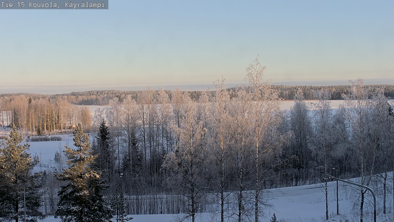 Weather Camera Image Road 15 Kouvola, Käyrälampi, Kouvola, Kymenlaakso