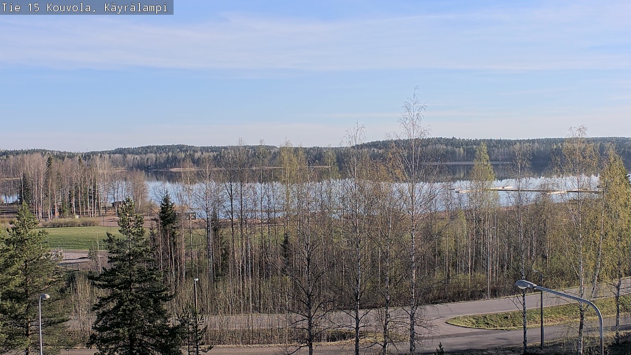 Weather Camera Image Road 15 Kouvola, Käyrälampi, Kouvola, Kymenlaakso