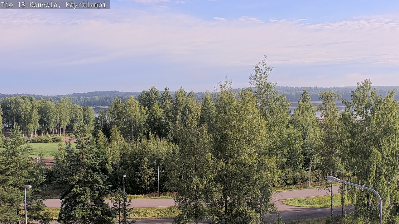 Weather Camera Image Road 15 Kouvola, Käyrälampi, Kouvola, Kymenlaakso