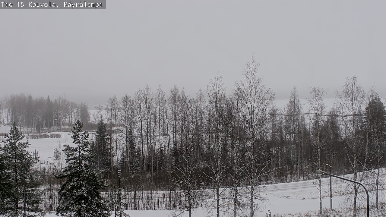 Weather Camera Image Väg 15 Kouvola, Käyrälampi, Kouvola, Kymenlaakso