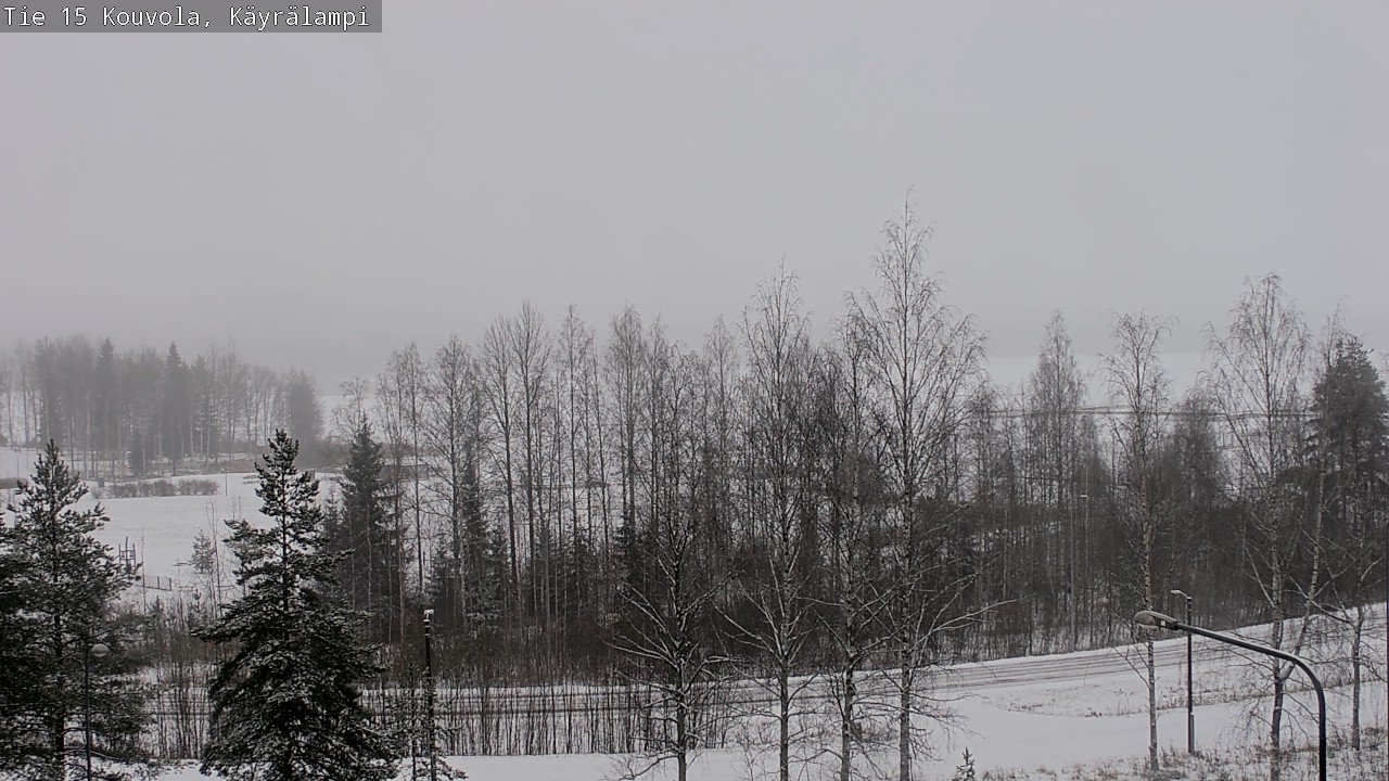 Weather Camera Image Väg 15 Kouvola, Käyrälampi, Kouvola, Kymenlaakso