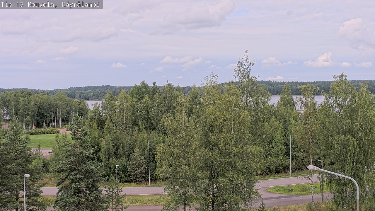 Weather Camera Image Road 15 Kouvola, Käyrälampi, Kouvola, Kymenlaakso