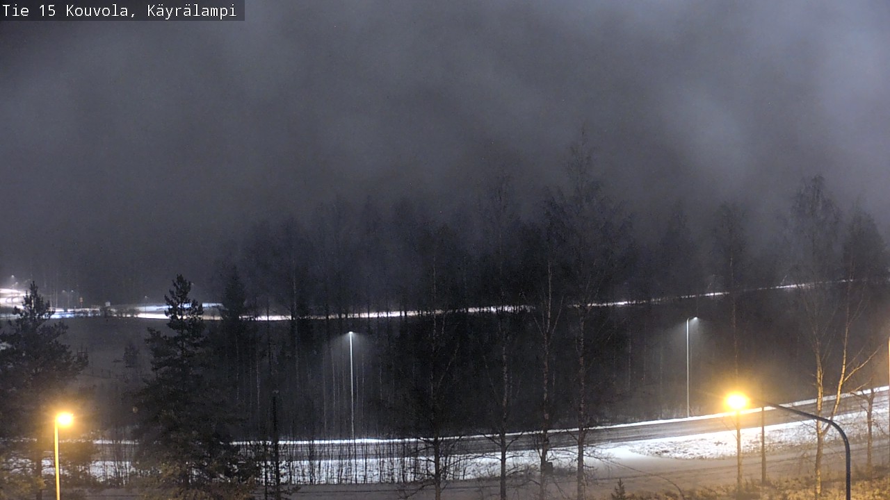 Weather Camera Image Väg 15 Kouvola, Käyrälampi, Kouvola, Kymenlaakso