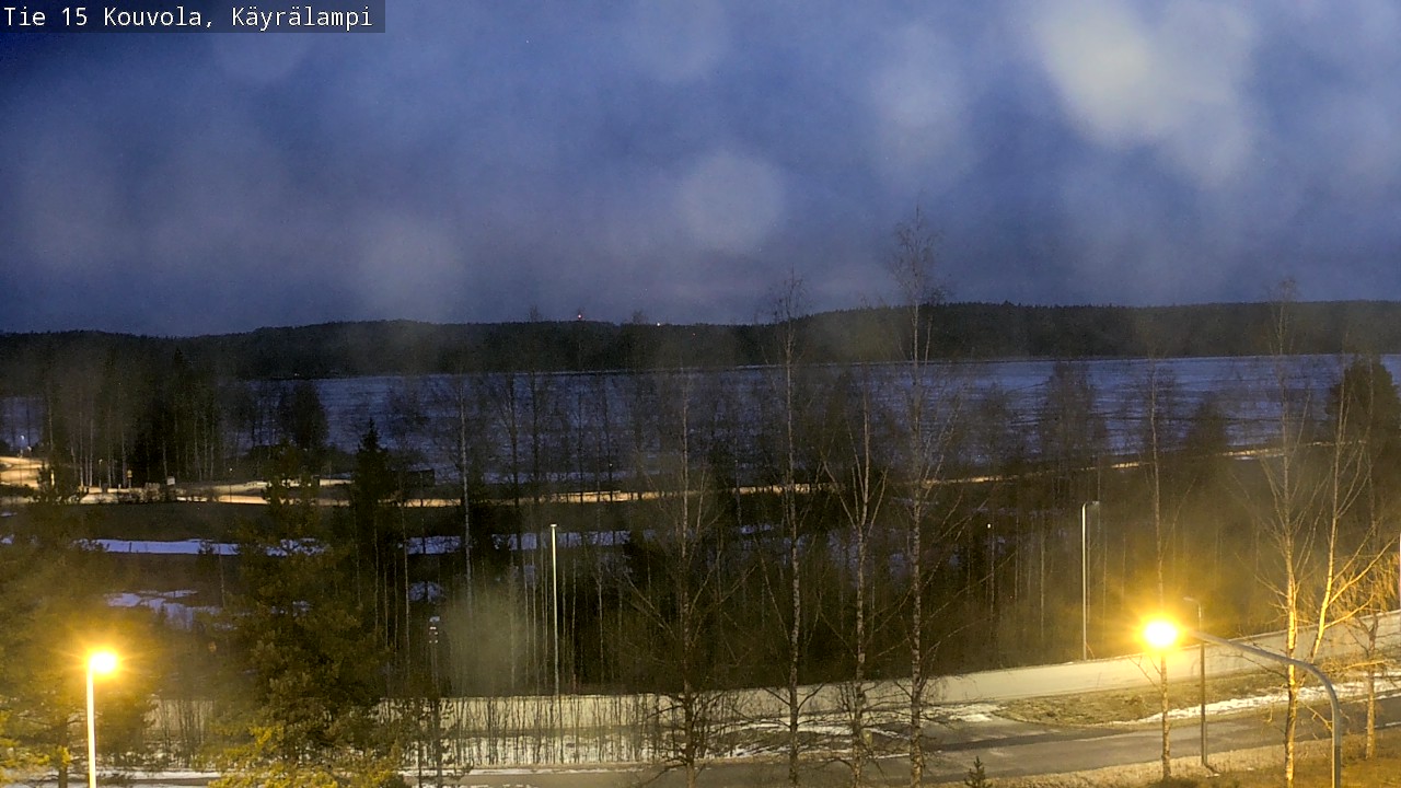 Weather Camera Image Road 15 Kouvola, Käyrälampi, Kouvola, Kymenlaakso