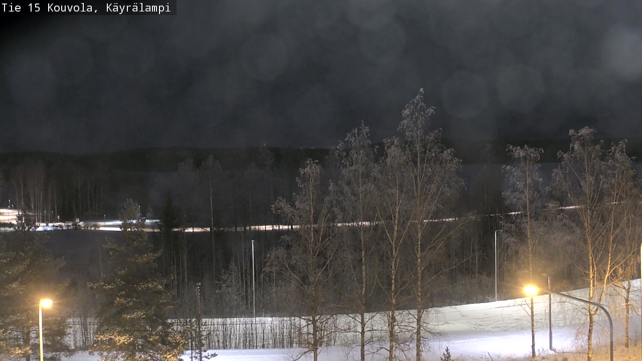 Weather Camera Image Väg 15 Kouvola, Käyrälampi, Kouvola, Kymenlaakso