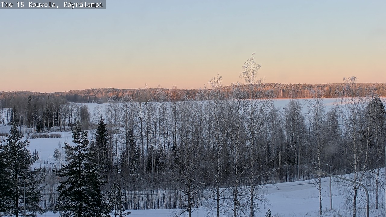 Weather Camera Image Väg 15 Kouvola, Käyrälampi, Kouvola, Kymenlaakso