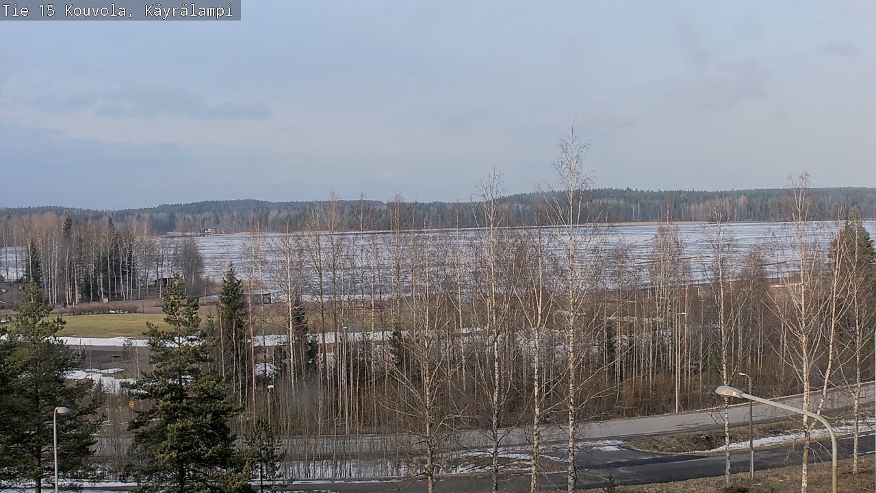 Weather Camera Image Road 15 Kouvola, Käyrälampi, Kouvola, Kymenlaakso