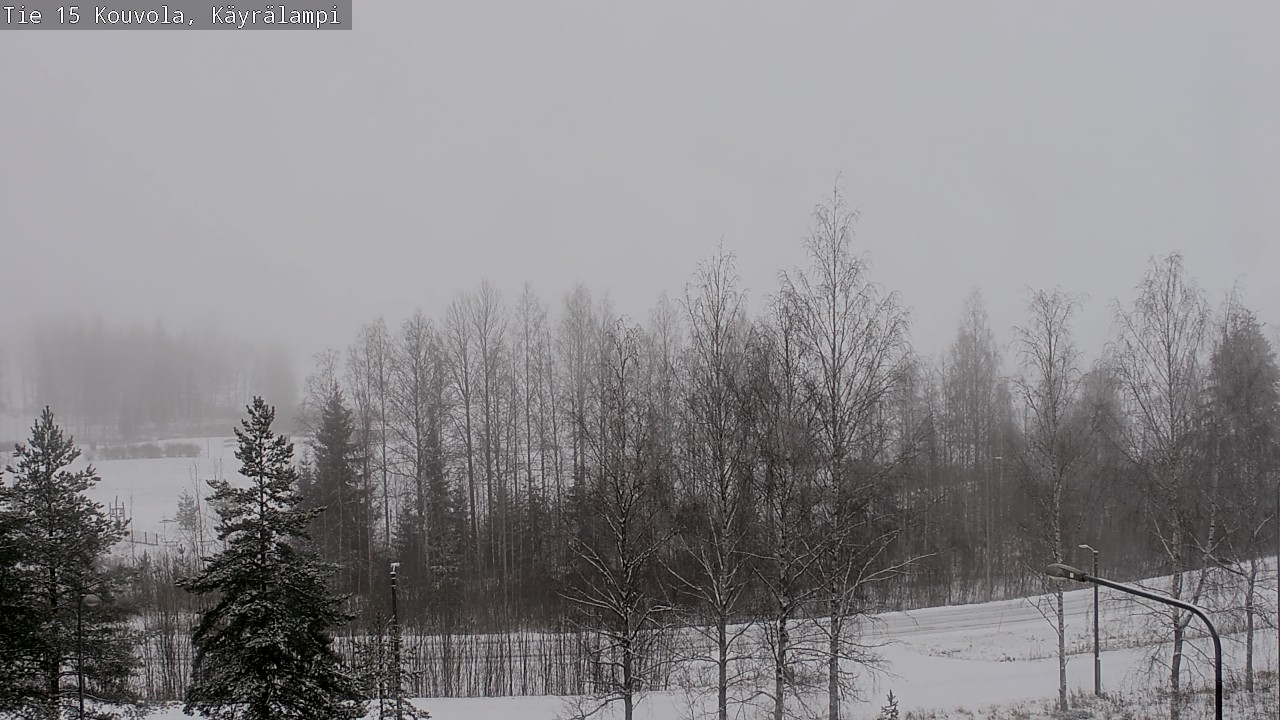 Weather Camera Image Väg 15 Kouvola, Käyrälampi, Kouvola, Kymenlaakso