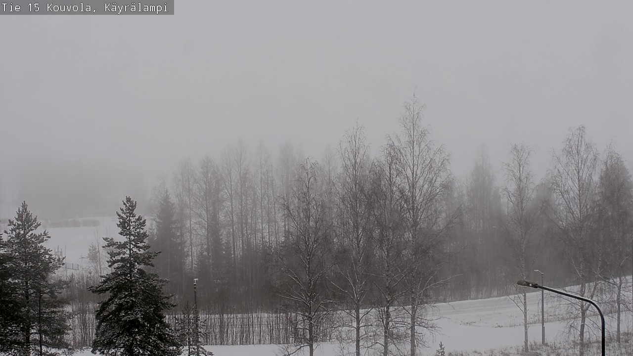 Weather Camera Image Väg 15 Kouvola, Käyrälampi, Kouvola, Kymenlaakso