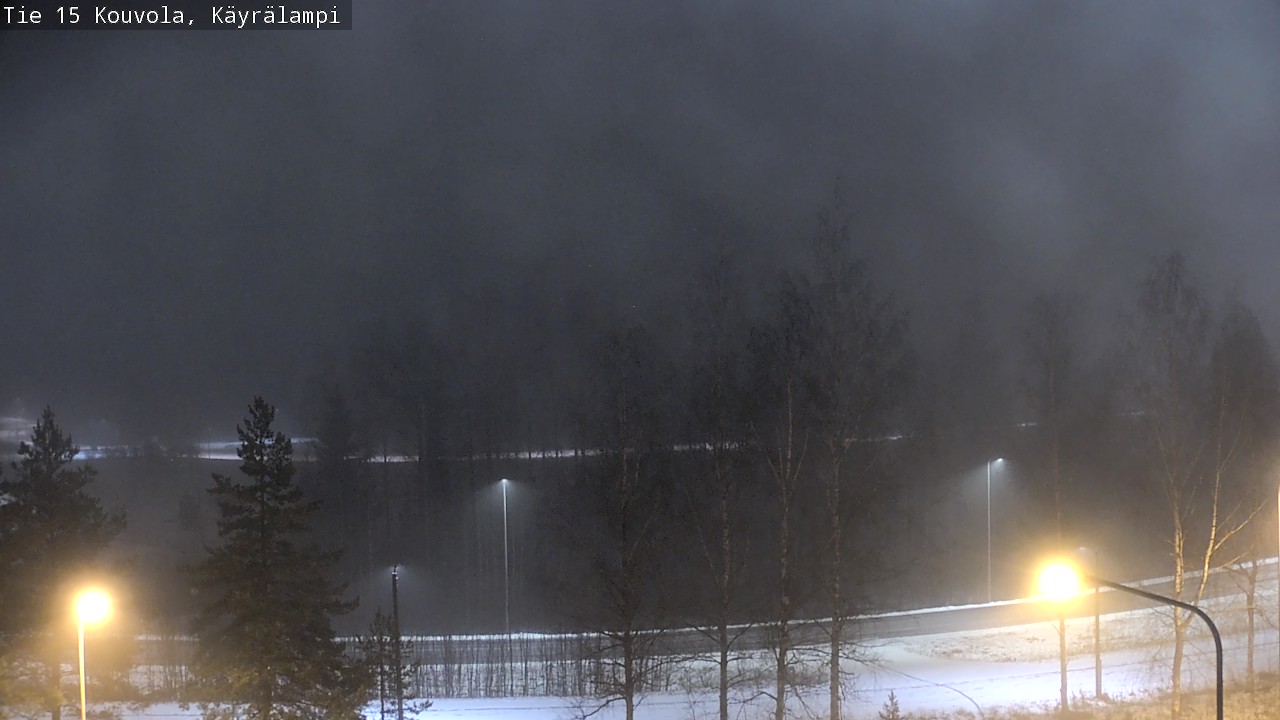 Weather Camera Image Väg 15 Kouvola, Käyrälampi, Kouvola, Kymenlaakso