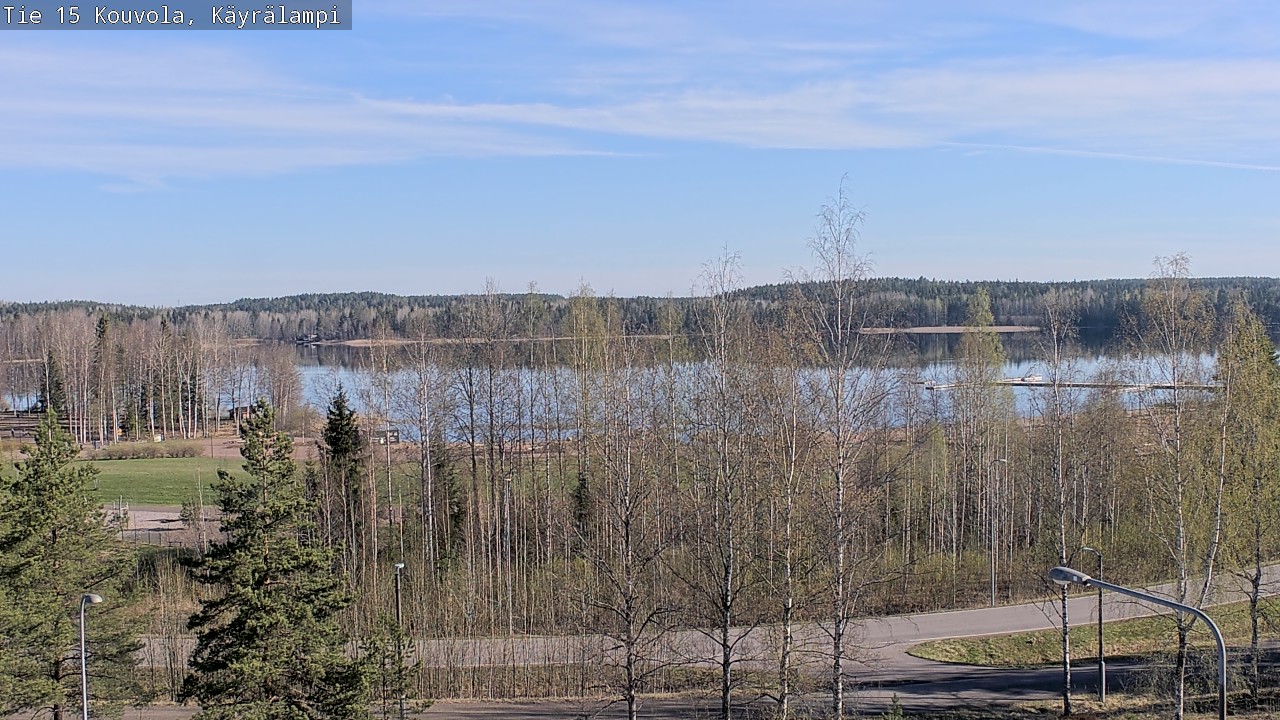 Weather Camera Image Road 15 Kouvola, Käyrälampi, Kouvola, Kymenlaakso