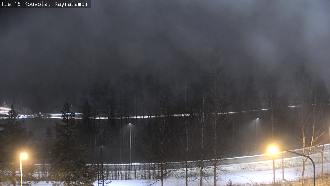Weather Camera Image Väg 15 Kouvola, Käyrälampi, Kouvola, Kymenlaakso
