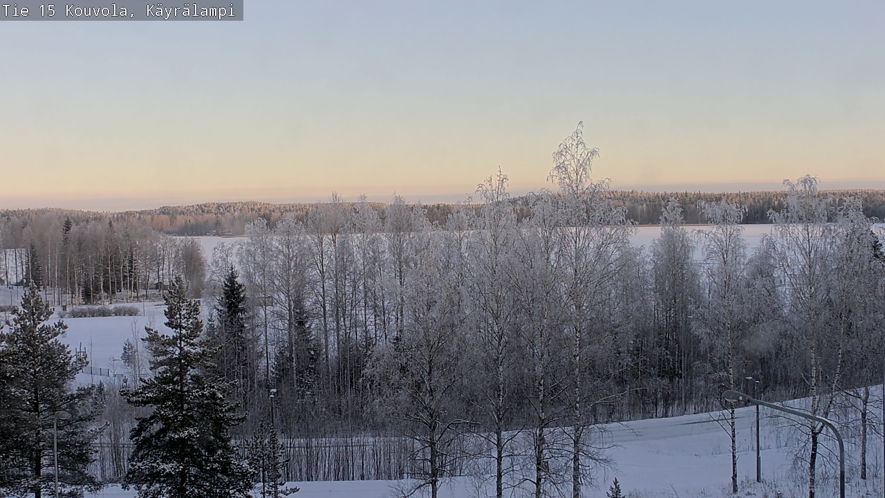 Weather Camera Image Road 15 Kouvola, Käyrälampi, Kouvola, Kymenlaakso