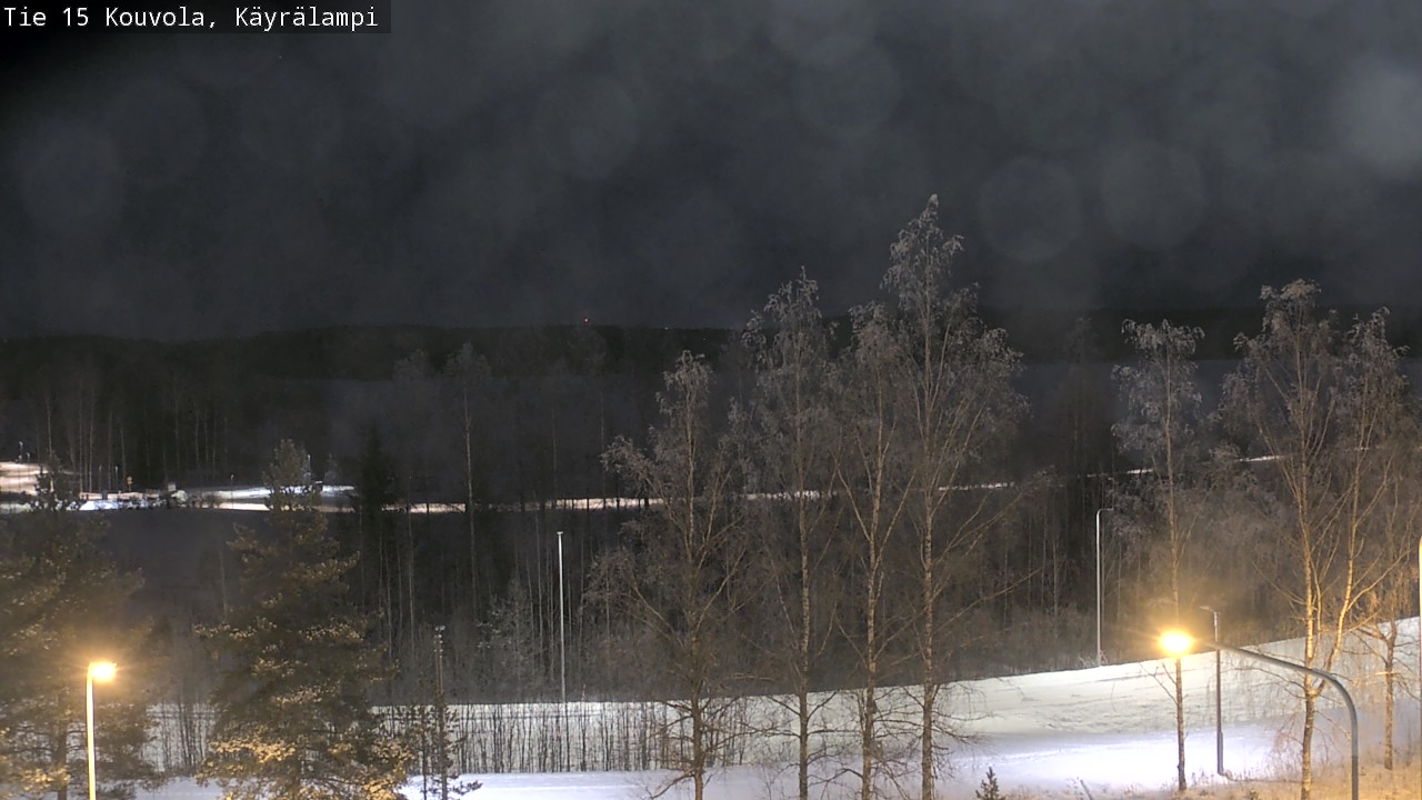 Weather Camera Image Väg 15 Kouvola, Käyrälampi, Kouvola, Kymenlaakso