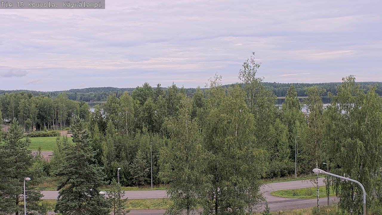 Weather Camera Image Road 15 Kouvola, Käyrälampi, Kouvola, Kymenlaakso
