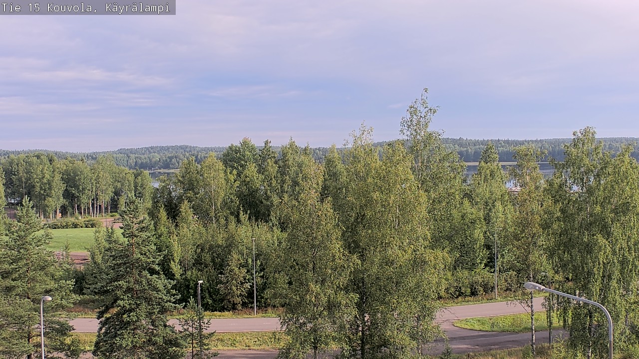 Weather Camera Image Road 15 Kouvola, Käyrälampi, Kouvola, Kymenlaakso