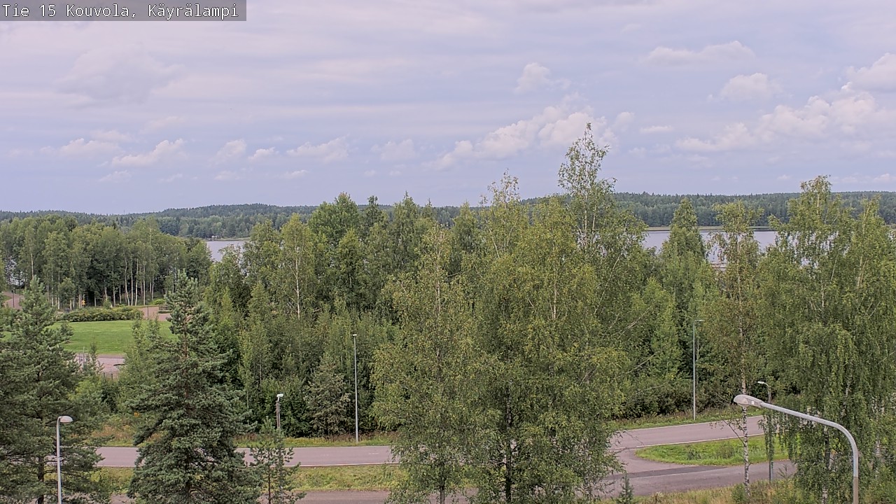 Weather Camera Image Road 15 Kouvola, Käyrälampi, Kouvola, Kymenlaakso