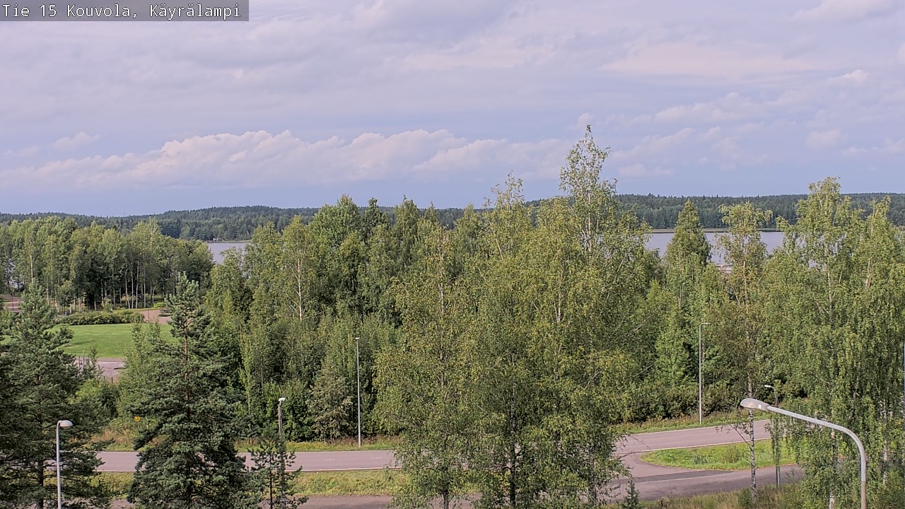 Weather Camera Image Road 15 Kouvola, Käyrälampi, Kouvola, Kymenlaakso