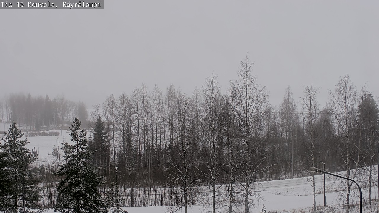 Weather Camera Image Väg 15 Kouvola, Käyrälampi, Kouvola, Kymenlaakso